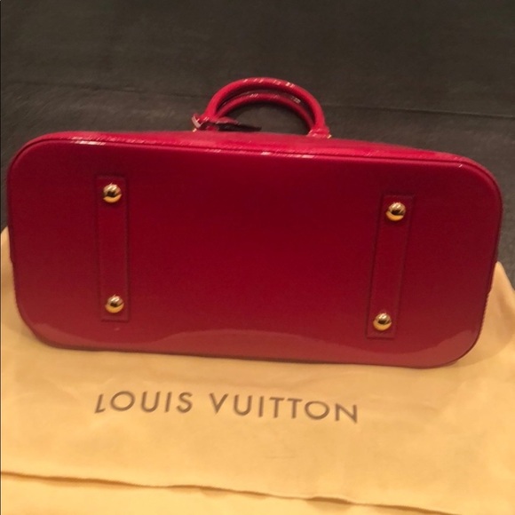 Louis Vuitton Large Monogram Vernis Satchel Pink FREE SHIPPING - Picture 2 of 4